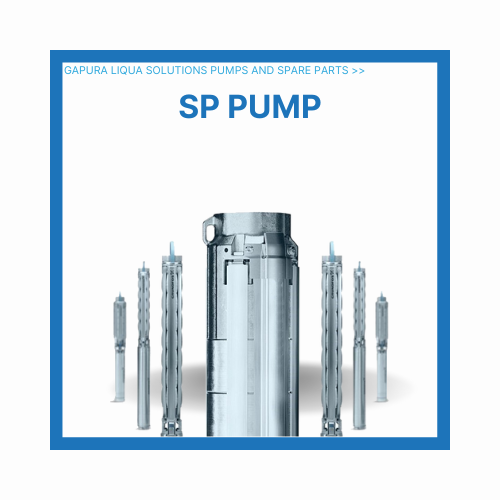 The Image is the Submersible Borehole (SP) Pumps for PT GLS's pumps and spare parts product page.