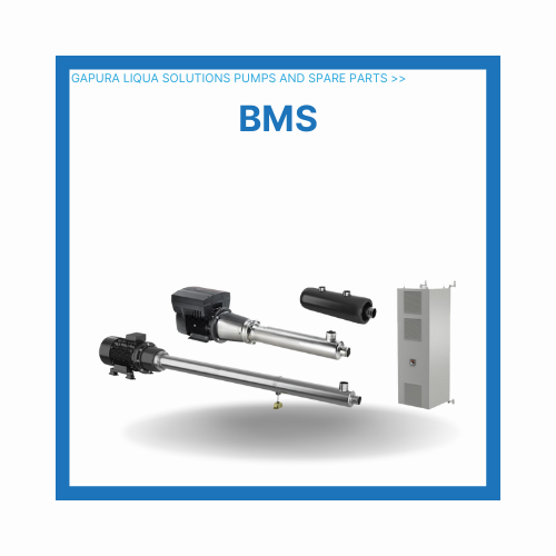 The Image is the Booster Modules BMS for PT GLS's pumps and spare parts product page.