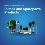This image consists of Pumps and Spareparts Products for water treatment, desalination, water purification, and reverse osmosis system.