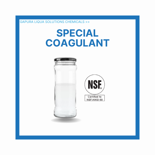 The Image is the special coagulant for chemical and filter media product page.