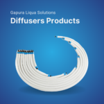 This image consists of Diffusers Products for water treatment, desalination, water purification, and reverse osmosis system.