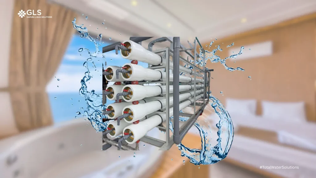 Sea Water Treatment Solutions with advanced RO membrane system for hotels and resorts in Bali