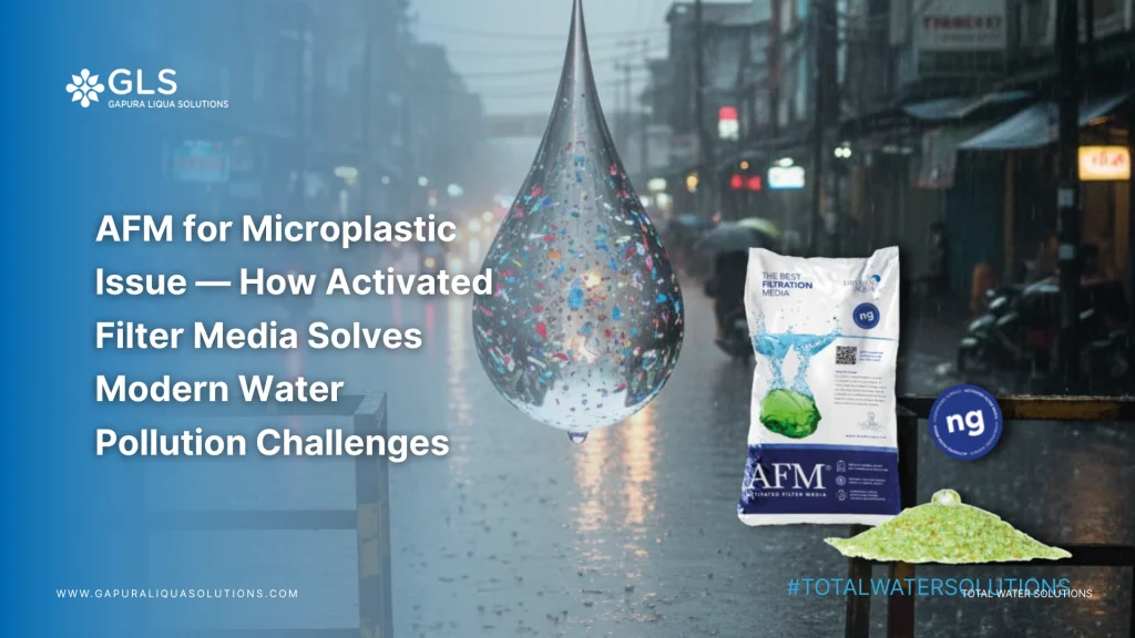 AFM filtration media for solving microplastic pollution in modern water treatment systems