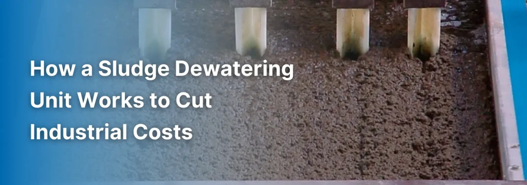 An industrial engineer inspecting a modern system to ensure the sludge dewatering unit works perfectly for volume reduction